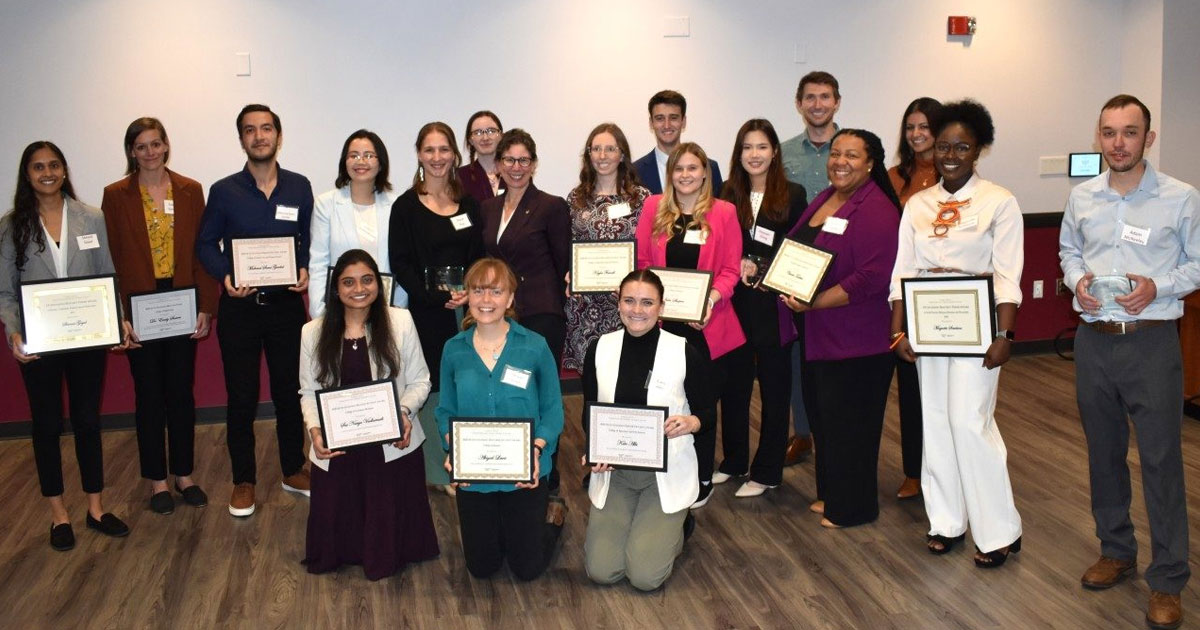 Graduate students and faculty mentors honored at the Graduate School’s 2024 awards reception